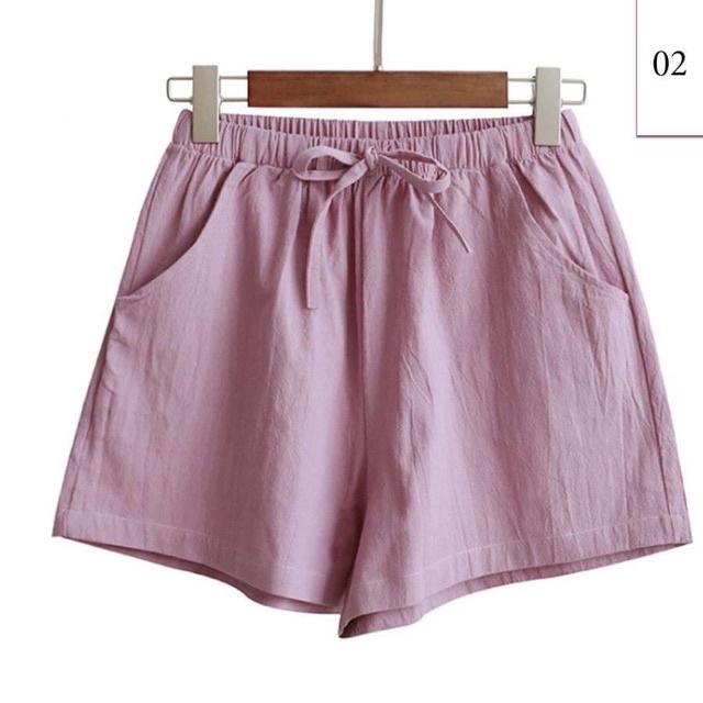 🔥 🔥 🔥SIÊU HOT Quần short,quần đùi nữ chất đũi siêu mát lạnh nhiều màu VNXK_S24 chất đẹp | BigBuy360 - bigbuy360.vn
