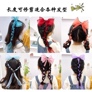 Buộc tóc nơ xinh xắn cho bé gái trẻ em nơ kẹp tóc
