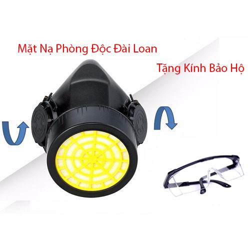 Bộ mặt nạ chống bụi Đài Loan và 1 phin lọc RC203