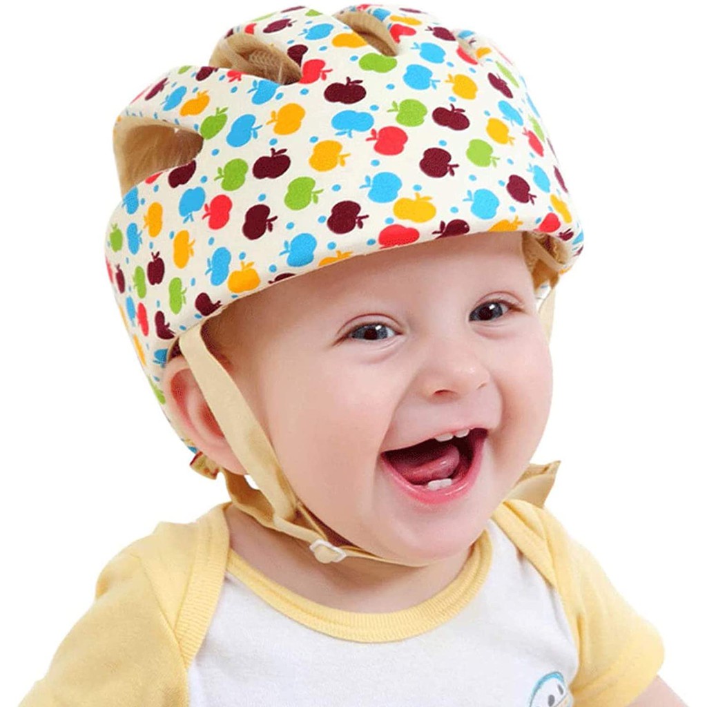 ∏►◄Nón Bảo Hiểm Vệ Đầu Cho Bé Tập Bò/ Đi/ Ngồi Xe Máy Kiểu Dáng Thể Thao - Hàng Việt Nam