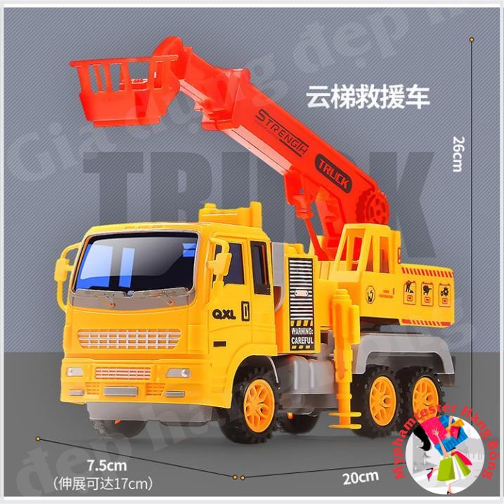 (SIÊU TO) Bộ 6 xe ôtô công trình cho bé trai