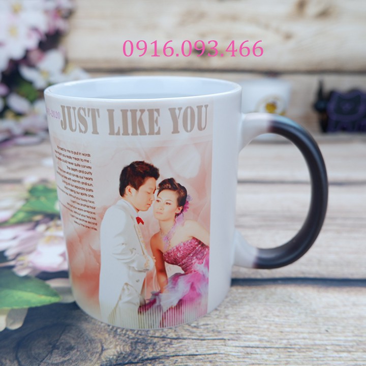 Cốc đổi màu, ly ma thuật (hình in theo yêu cầu),  quà tặng, ly sứ bền, đẹp | BigBuy360 - bigbuy360.vn