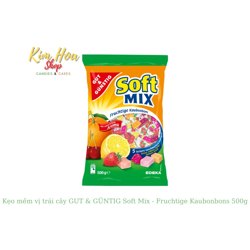 Tổng hợp kẹo Sô-Cô-La và kẹo hoa quả của GUT & GÜNSTIG Coco Island Mini- Kokosschokoriegel 400g - MADE IN GERMANY
