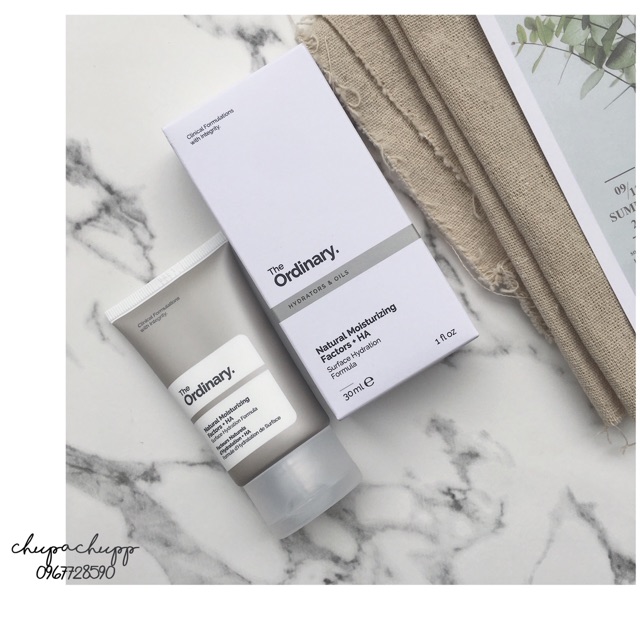 [Bill HÀN] Kem dưỡng ẩm The Ordinary Natural Moisturizing Fatctors + Hyaluronic Acid 30ml | BigBuy360 - bigbuy360.vn