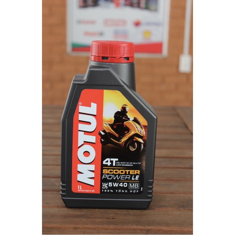 Nhớt Motul Power Scooter tổng hợp 100%