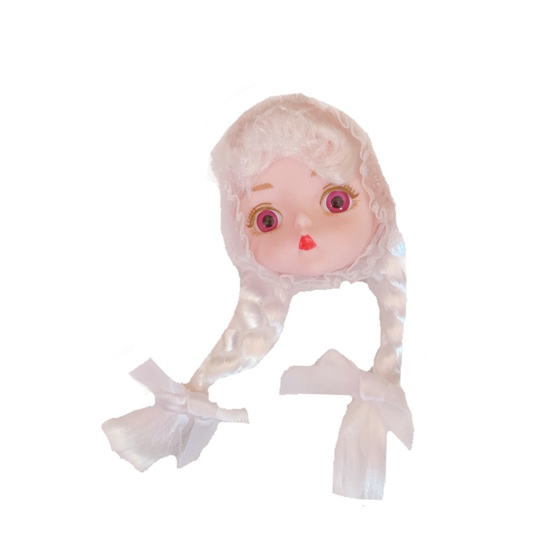 Bad Kẹp Tóc Ren Cài Tóc Hình Đồng Phục JK Kinh Dị Thủ Công Hai Cách Sử Dụng Với Máu