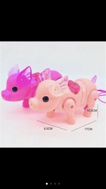Heo xinh cute chạy pin