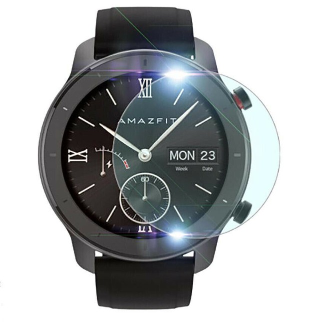 Dán màn hình cường lực 9H xịn chống trầy cho đồng hồ Huami Amazfit GTR 42mm 47mm/ Amazfit T-rex/Stratos 3