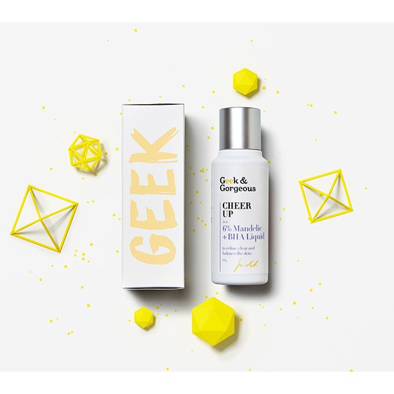 Mandelic Acid Geek & Gorgeous Cheer Up 6% Mandelic Acid + BHA Acid Toner tẩy da chết hóa học | BigBuy360 - bigbuy360.vn