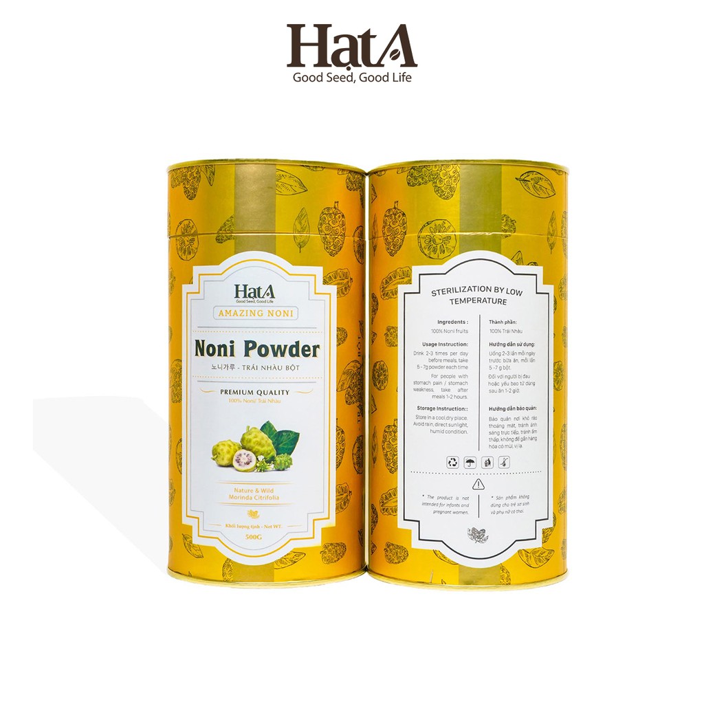 Trái nhàu Hạt A Cafe Noni Powder dạng bột tốt cho hệ tiêu hóa và dạ dày 500gr