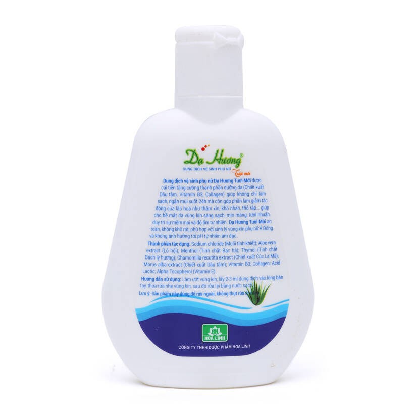 Dung dịch vệ sinh phụ nữ - Dạ hương 100ml - Dạng dung dịch tiên dụng - Phù hợp với phụ nữ Á ĐÔNG