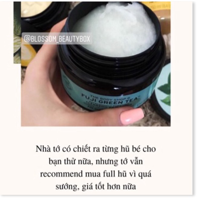 Dầu gội tẩy da chết da đầu Fuji Green Tea Hair Scrub the body shop