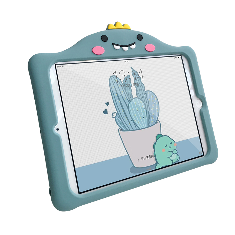 Cover For iPad 9.7 2018 2017 10.2 7th Pro 9.7 Air 1 2 3 Cartoon Barking Dinosaur Style Case Ipad mini 1 2 3 4 5 Silicon Soft Cover | BigBuy360 - bigbuy360.vn