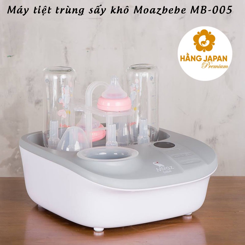 Máy tiệt trùng sấy khô bình sữa UV Moaz Bebe MB-005 Bảo hành chính hãng