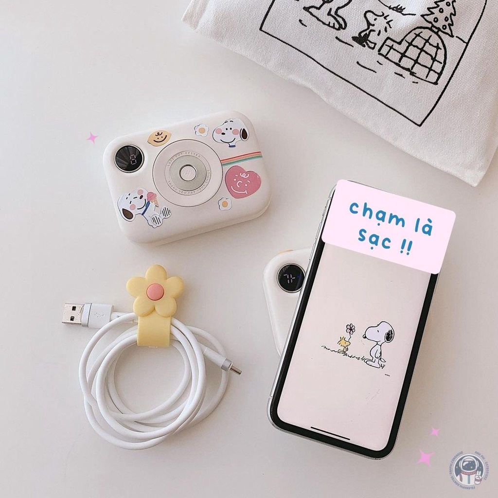 Sạc Dự Phòng Kiêm Sạc Không Dây Chính Hãng SOLOVE 10000mAh Power Bank