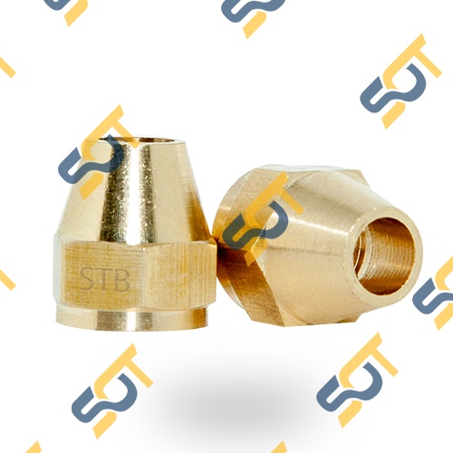 [COMBO 5 NÓN &amp; TÁN] liên kết hạt bắp và ren nối ống nhựa PU &amp; ống đồng (Brass Compression fitting nut)