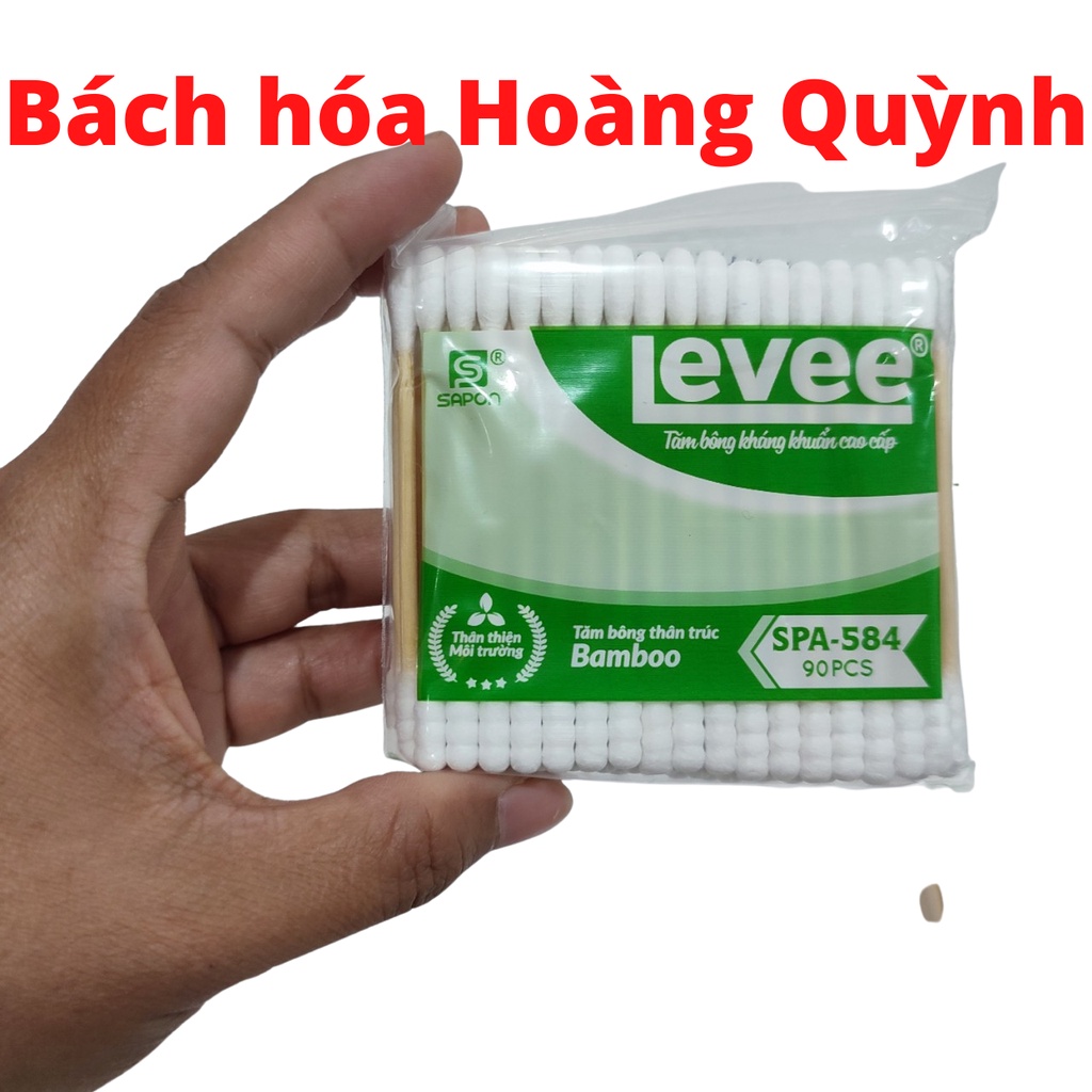 Combo 3 gói tăm bông thân gỗ Aten (Levee).