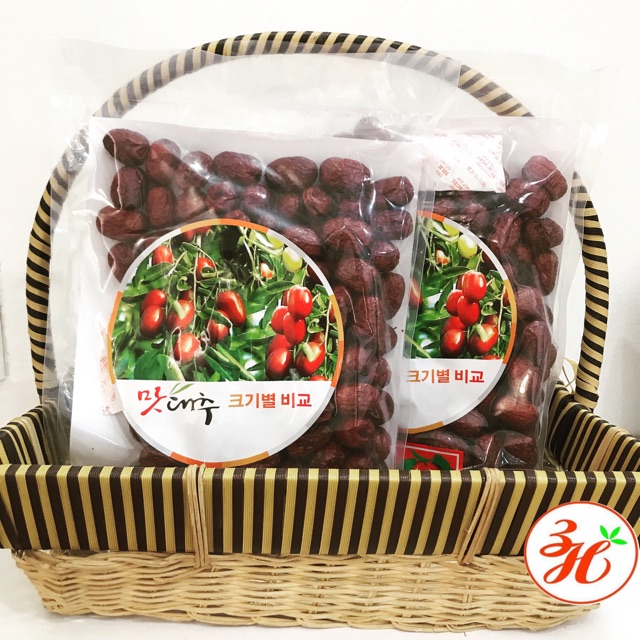 Táo đỏ khô túi 500g date 2023 - Hàn Quốc