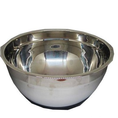 BÁT TRỘN INOX 24CM ĐẾ CAO SU