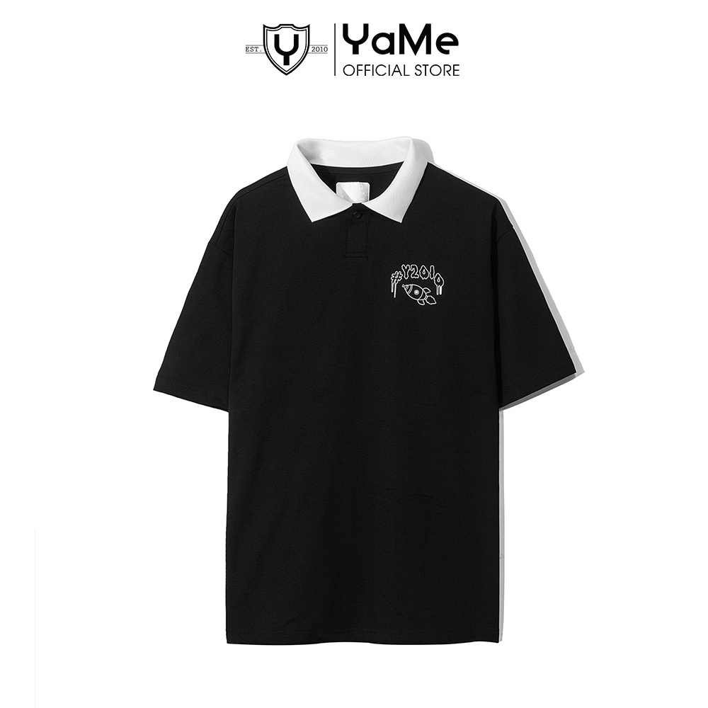 Áo Thun Polo Nam Đơn Giản Thương Hiệu Y2010 Ngân Hà Space Ver18 20676