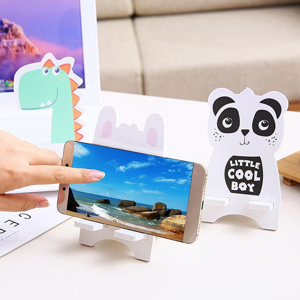 Giá Đỡ Điện Thoại Bằng Gỗ Hình Gấu Trúc Chất Lượng Cao