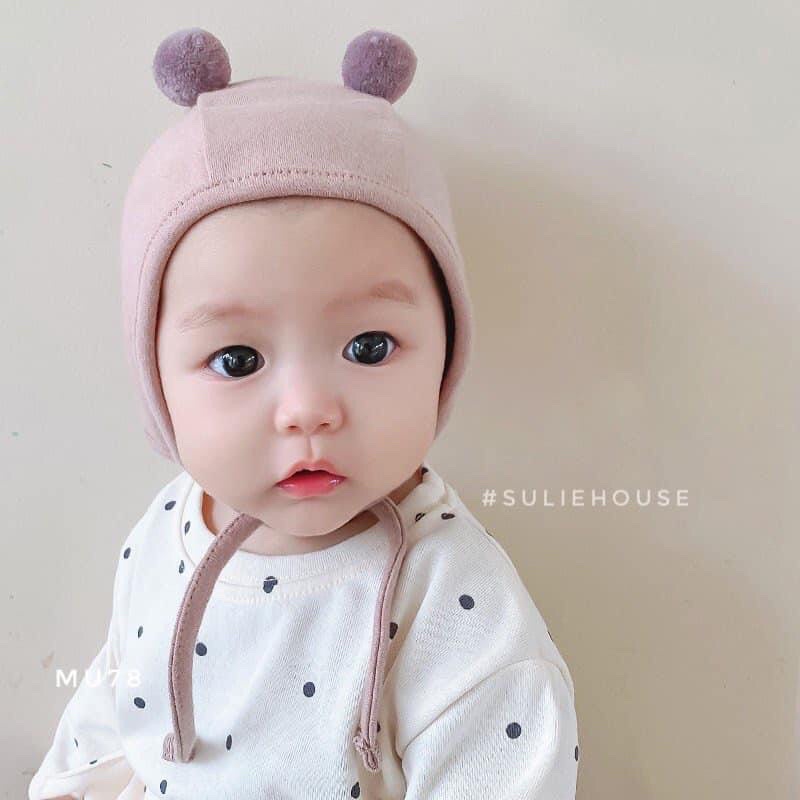 Mũ cục bông cho bé - MU78