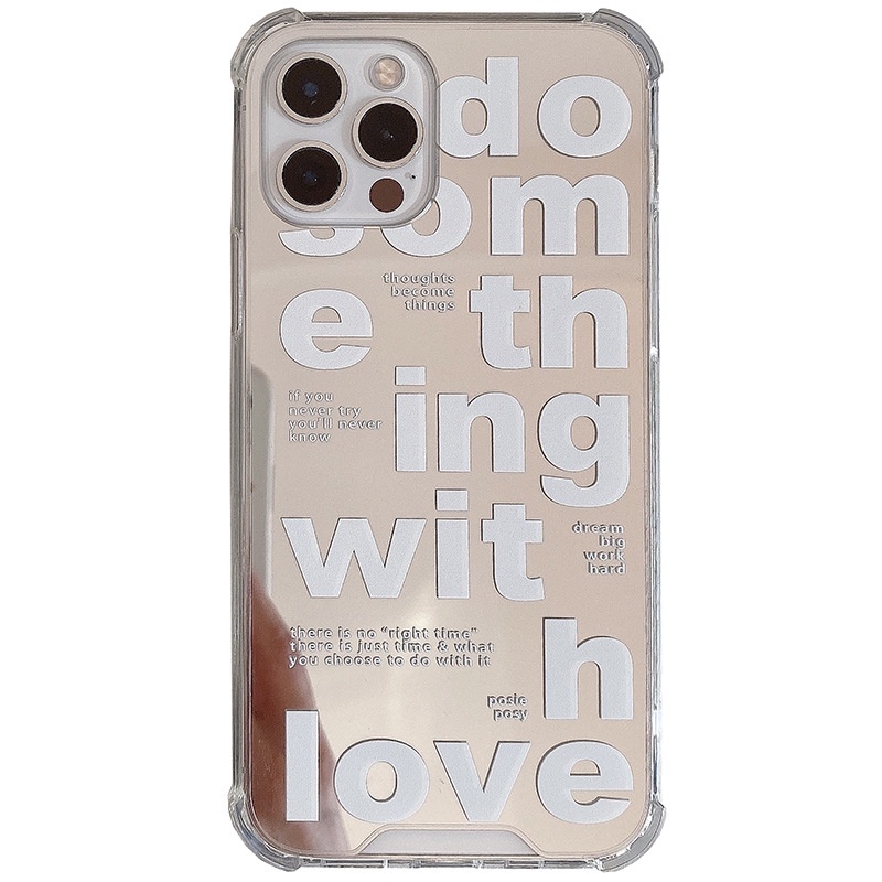Ốp Điện Thoại Mặt Gương In Chữ x Apple 11 iPhone12ProMax