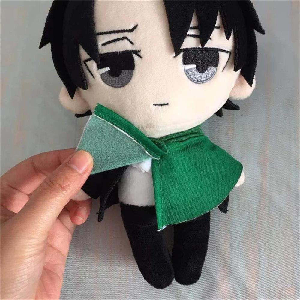 REBUY1 Thú Nhồi Bông Hình Nhân Vật Levi Ackerman Trong Phim Attack on Titan 20cm