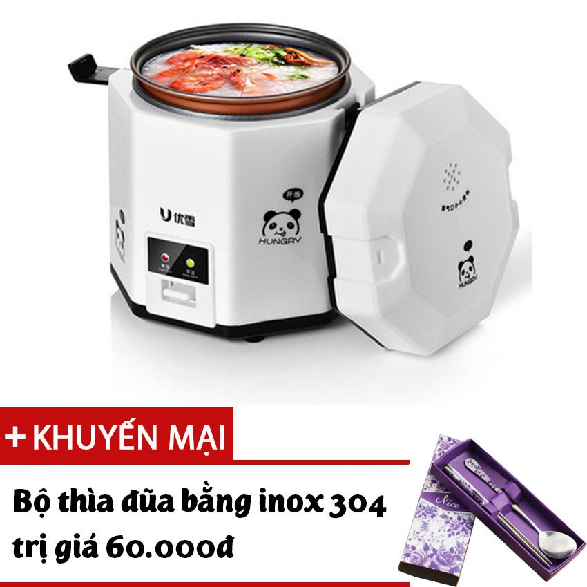 Nồi cơm điện MiNi 1.2L UXUE B12 công nghệ nhiệt 3D nấu cơm dành cho 1-2 người ăn