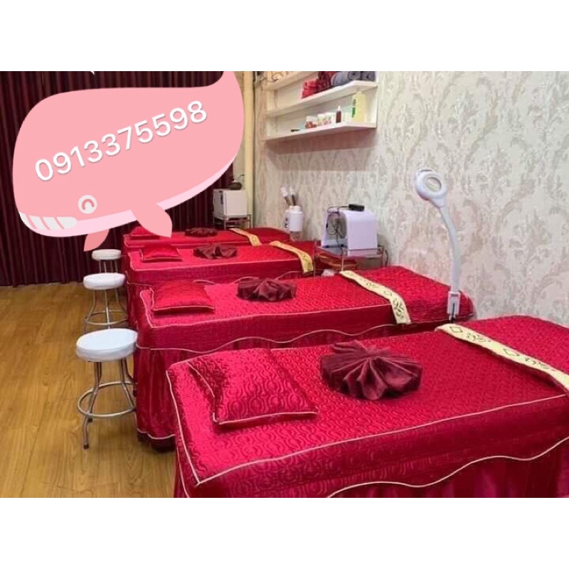 GA Trải giường SPa + vỏ gối đầu ag