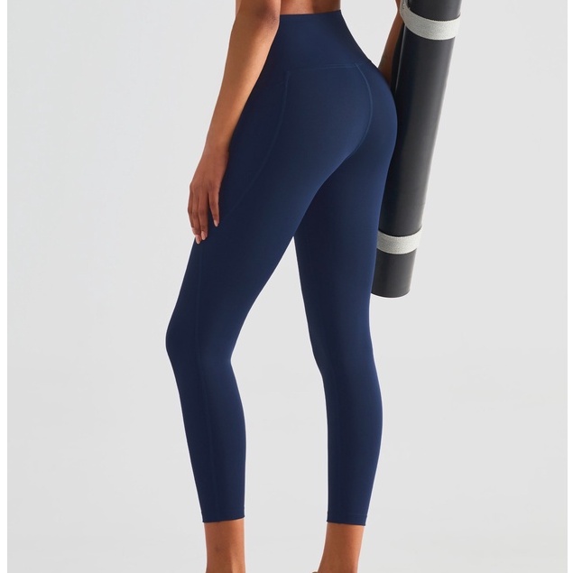 Quần legging Hoppe Fumeng có túi phong cách thể thao thời trang cho nữ