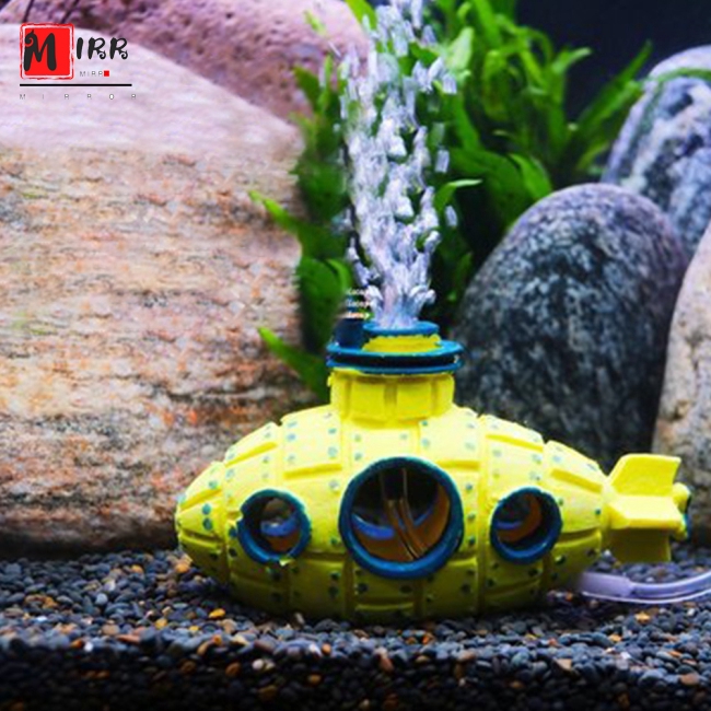 Aquarium Decorative Scenery Fish Bowl Resin Hollow Multi-hole Submarine Decor for Fish Shrimp Play