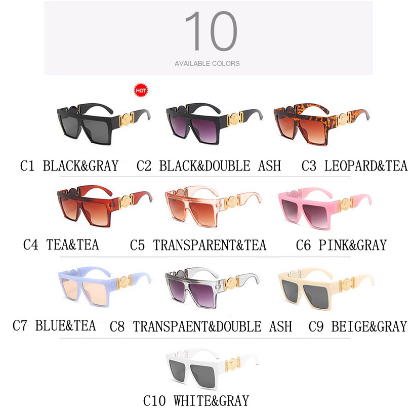 Kính mát SAMJUNE màu sắc gradient phong cách 2021 thời trang sành điệu dành cho cả nam và nữ