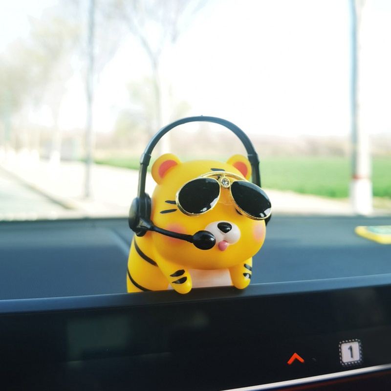 Rox Dây Treo Trang Trí Bảng Điều Khiển Trung Tâm Xe Hơi Hình Gấu Trúc/Hổ Xinh Xắn