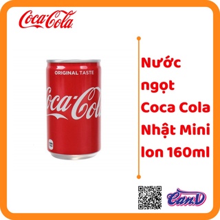 Nước ngọt coca cola nhật mini lon 160ml