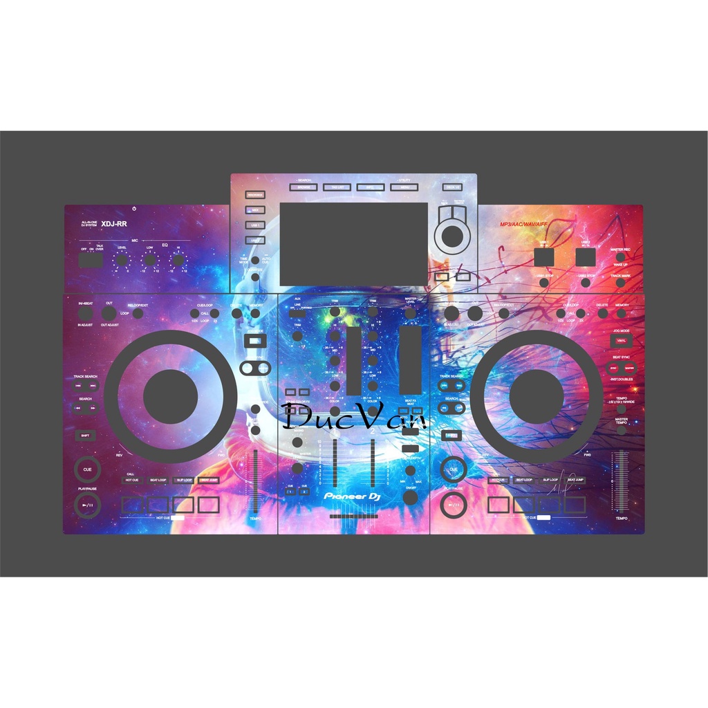 Skin Dj XDJ RR hình ảnh theo yêu cầu, ib hình ảnh shop lên demo.