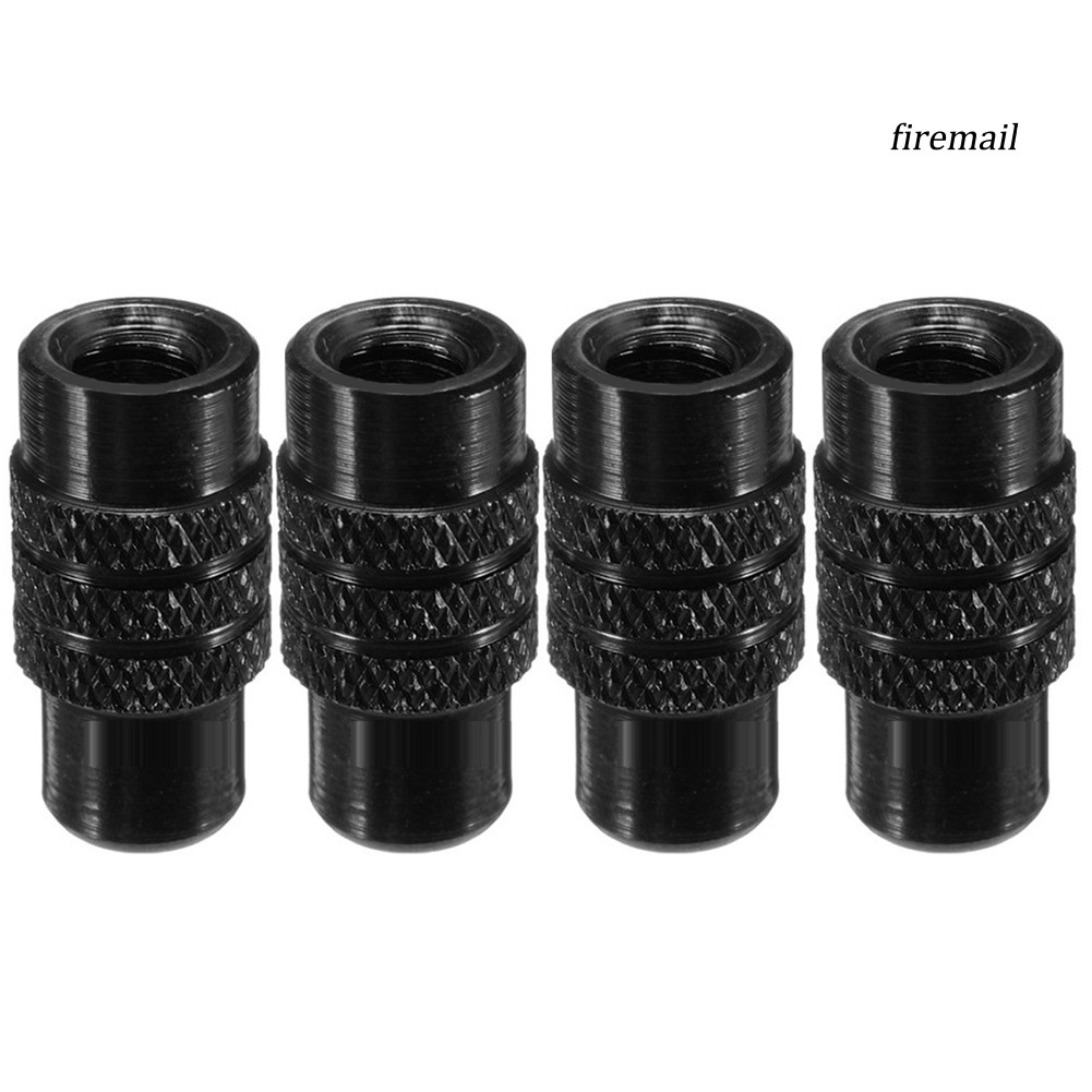 Phụ Kiện Xe Đạp 4Pcs MTB Fixed Gear Bicycle Bike Tire Presta Valve Stem Dust Cap Alloy Cover