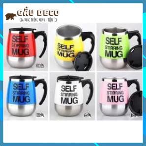 [👉FREESHIP] Ly/cốc tự khuấy giữ nhiệt lớn 450ml – Chính hang Auto Magnetic Mug – Khuấy café, thức uống  văn phòng