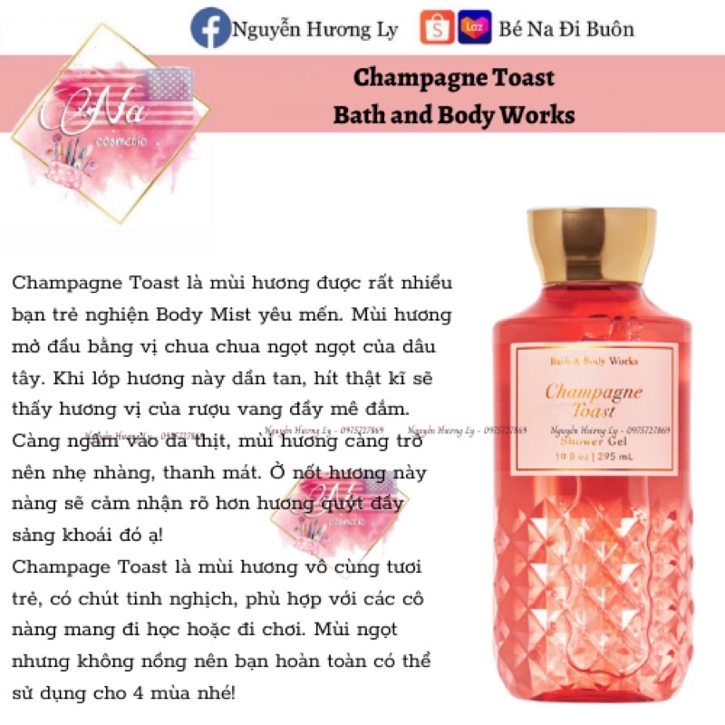 Sữa tắm ‪‎Bath & Body Works