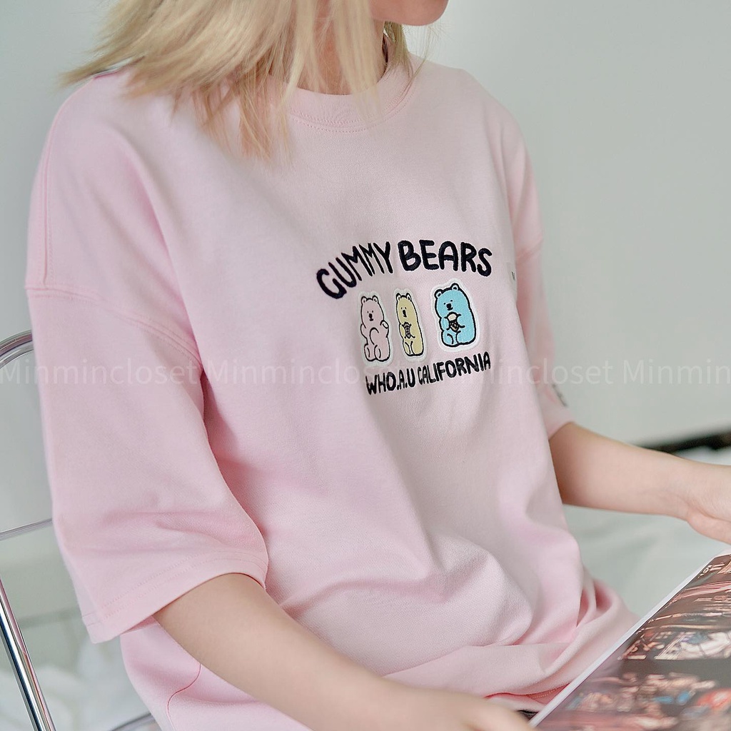 Áo phông WHOAU gummy chính hãng Hàn Quốc