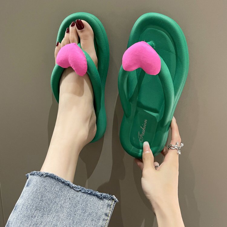 Dép kẹp xỏ ngón HÌNH TRÁI TIM hottrend mới nhất MSP228TIM