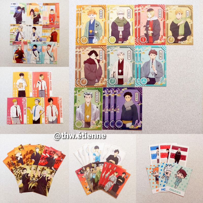 Postcard nhân vật Haikyuu/HQ chính hãng (tổng hợp các ver)