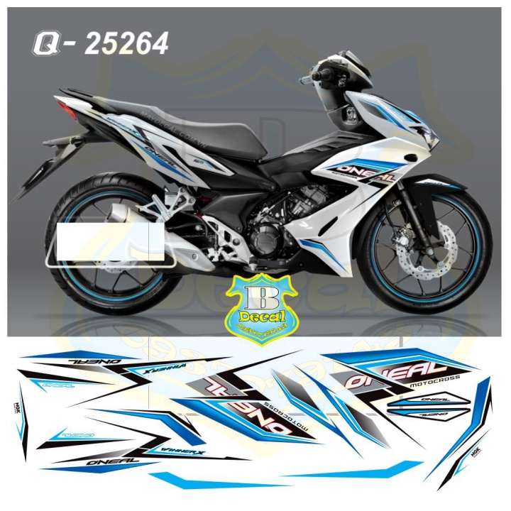 ( Quí khách vui lòng mang ra tiệm cho thợ dán ) Tem winner X trắng 17