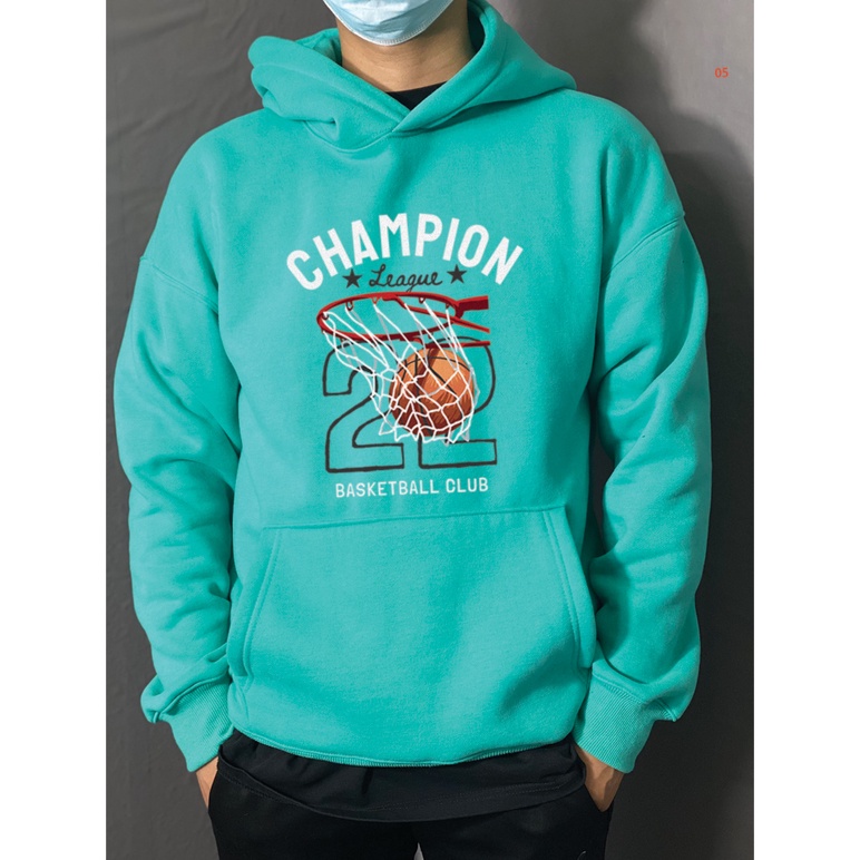 Áo Hoodie Unisex đôi  form rộng nam nữ BASKETBALL CLUB vải Nỉ Bông BASKETBALL CLUB- TDA05