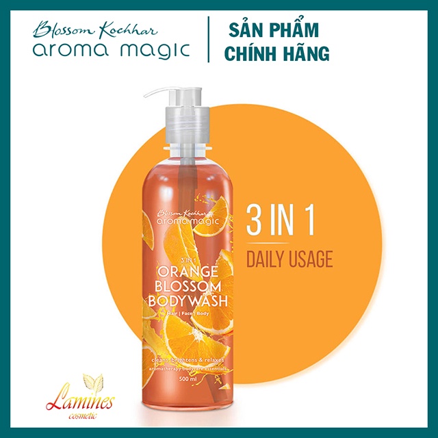 Sữa Tắm Trắng Da | Aroma Magic 3in1 Orange Blossom Bodywash 500ml