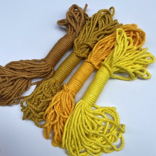 [Bó 10 mét]  Dây cotton macrame nhiều màu - 3mm - Sợi 3 xoắn