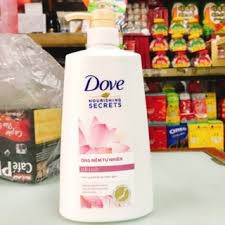 Combo Dầu Gội và Dầu Xả Dove Dưỡng Óng Mềm Tự Nhiên Tinh Chất Hoa Sen Nhật Nước Gạo  h