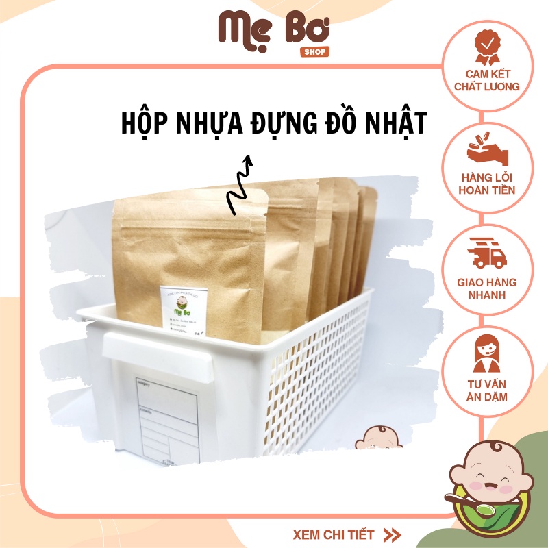 HỘP ĐỰNG ĐỒ THỰC PHẨM NHẬT (màu trắng, xanh, đen)