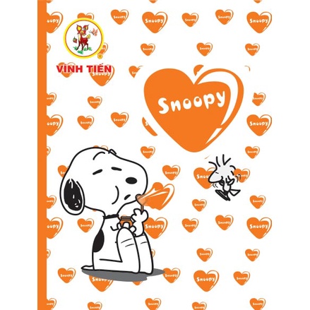 Tập Vibook Happy 96 trang Snoopy định lượng giấy 80gsm