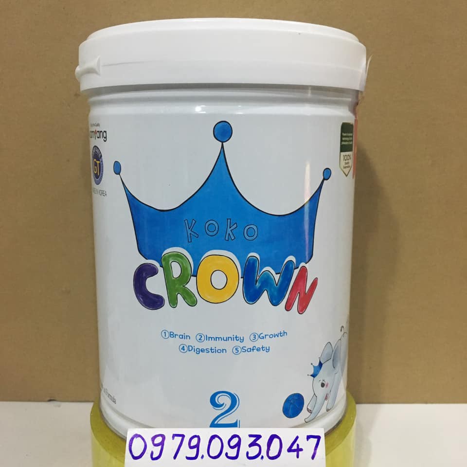 sữa koko Crown 2 (6- 12 tháng) 800g date 03 2023 thumbnail